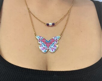 Persian Jewellery-Persian Necklace-Middle Eastern Jewellery-Middle Eastern necklace-Butterfly necklace-Best Gift for loved ones