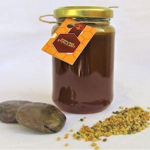 Miele con polline d'api, propoli, pappa reale miscela di miele prodotto naturale