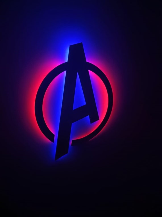Avengers led wall sale lights