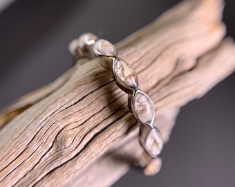 Ash jewelry ring, adjustable size | Mini urn | 925 sterling silver | Pet ashes | Urn jewelry