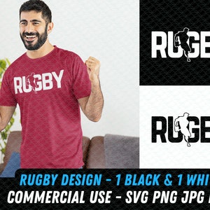 Rugby design writing SVG | Rugby player png | Love Rugby svg | Digital file | Rugbyman design | Word Rugby svg | Rugby design commercial use