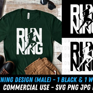 Running design SVG Male | Running png | Love Running | Digital file | Runner design | Running jpg | commercial use | Runner svg | run png