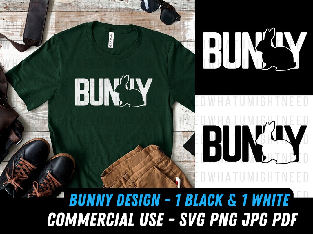 Bunny Design SVG Bunny Png Digital File Rabbit Design Bunny Jpg Writing ...