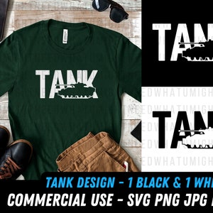 Tankdesign SVG | Panzer png | Digitale Datei | Tankdesign | Militär jpg | kommerzielle Nutzung | Militärsvg | Panzerschriftzug svg | Wort Tank svg