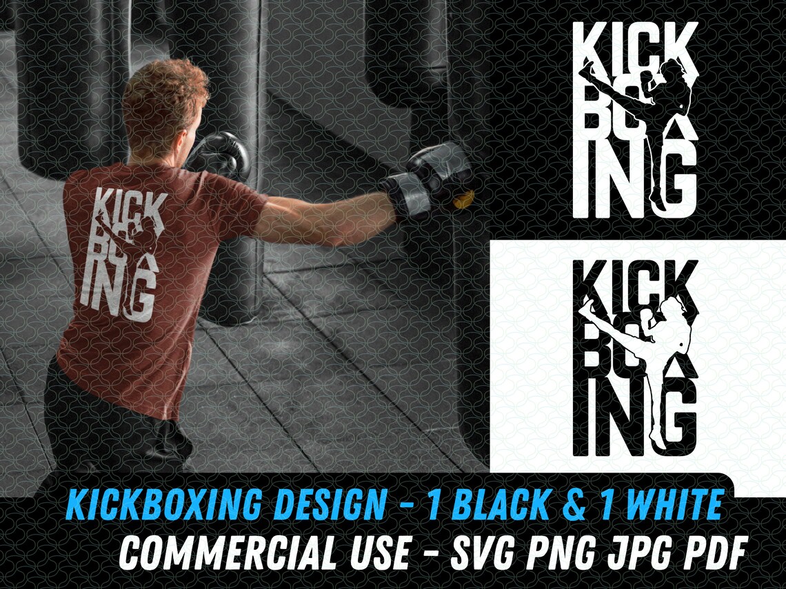 Kickboxing Design Writing SVG Kickboxing Png Love Kickboxing Digital