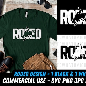Rodeo Design SVG | Rodeo png | Digitale Datei | Cowboy Design | Rodeo jpg Schriftzug | kommerzielle Nutzung | Rodeo Silhouette | Cowboy png