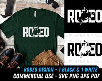 Rodeo design SVG | Rodeo png | Digital file | Cowboy design | Rodeo jpg writing | commercial use | Rodeo silhouette | Cowboy png