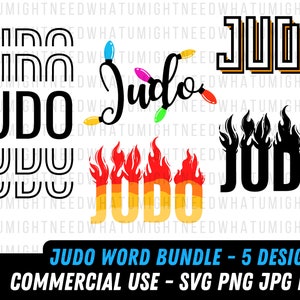 Word Judo SVG | Judo Png | Digital File | Judoka Design | Judo Fighter ...