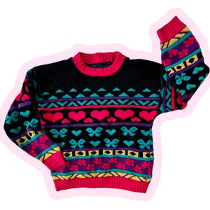 90s Funky Sweater - Etsy
