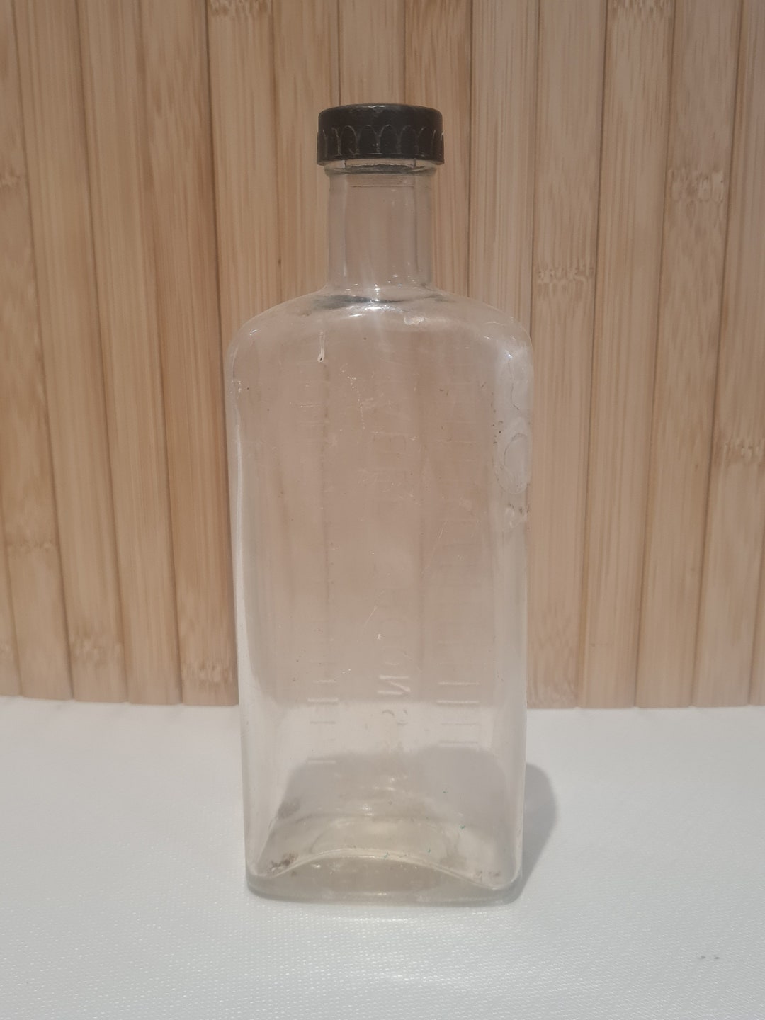Vintage Screw Top 12ounce Measuring Bottle Tablespoons Etsy