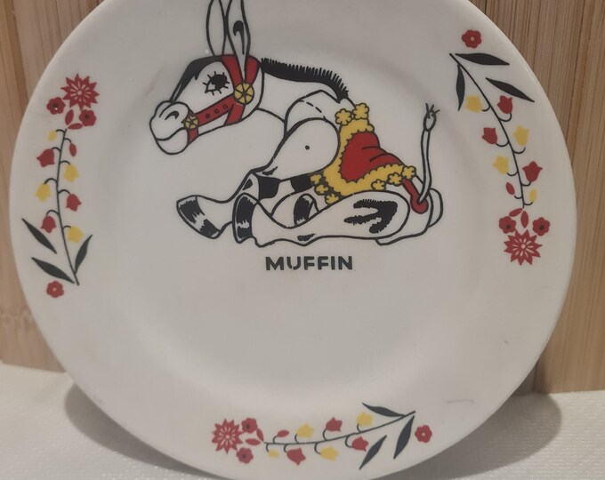 vintage-muffin-the-mule-child-s-plate-etsy