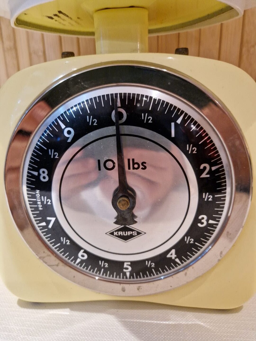 Vintage 1950s Midcentury Krups Kitchen Scales Cream Retro Rustic Etsy