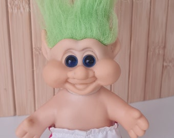 Vintage I.T.B. Green Haired Troll in his Boxer Shorts