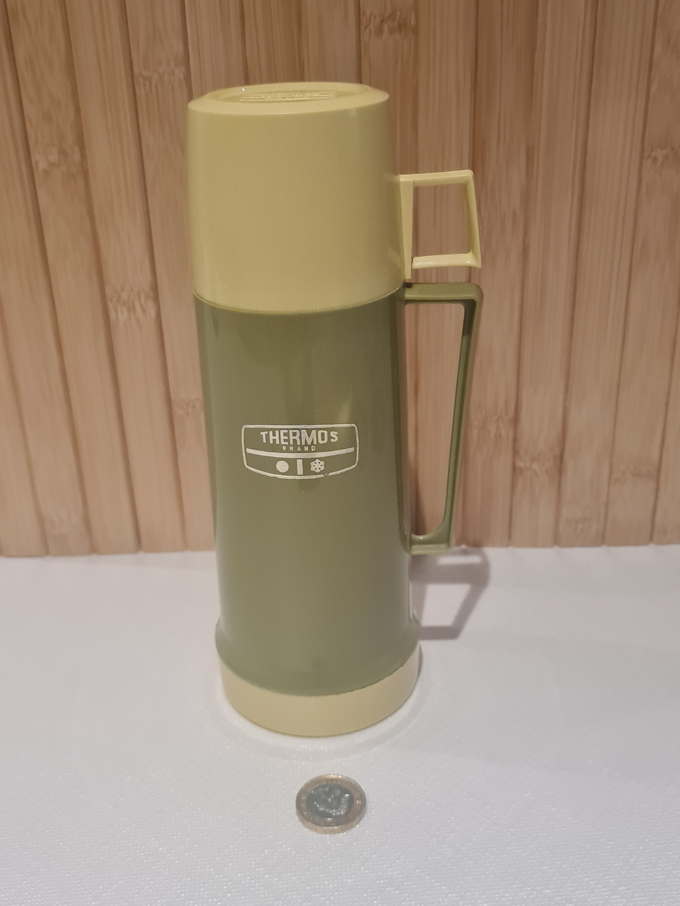 1970's Thermos Brand Gray Plastic LunchBox - Ruby Lane
