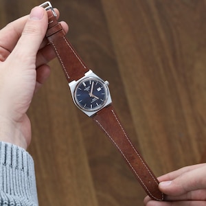 Handmade Tissot PRX Leather Strap / Tissot Prx 35 mm Leather Strap / Tissot Prx 40 mm leather strap