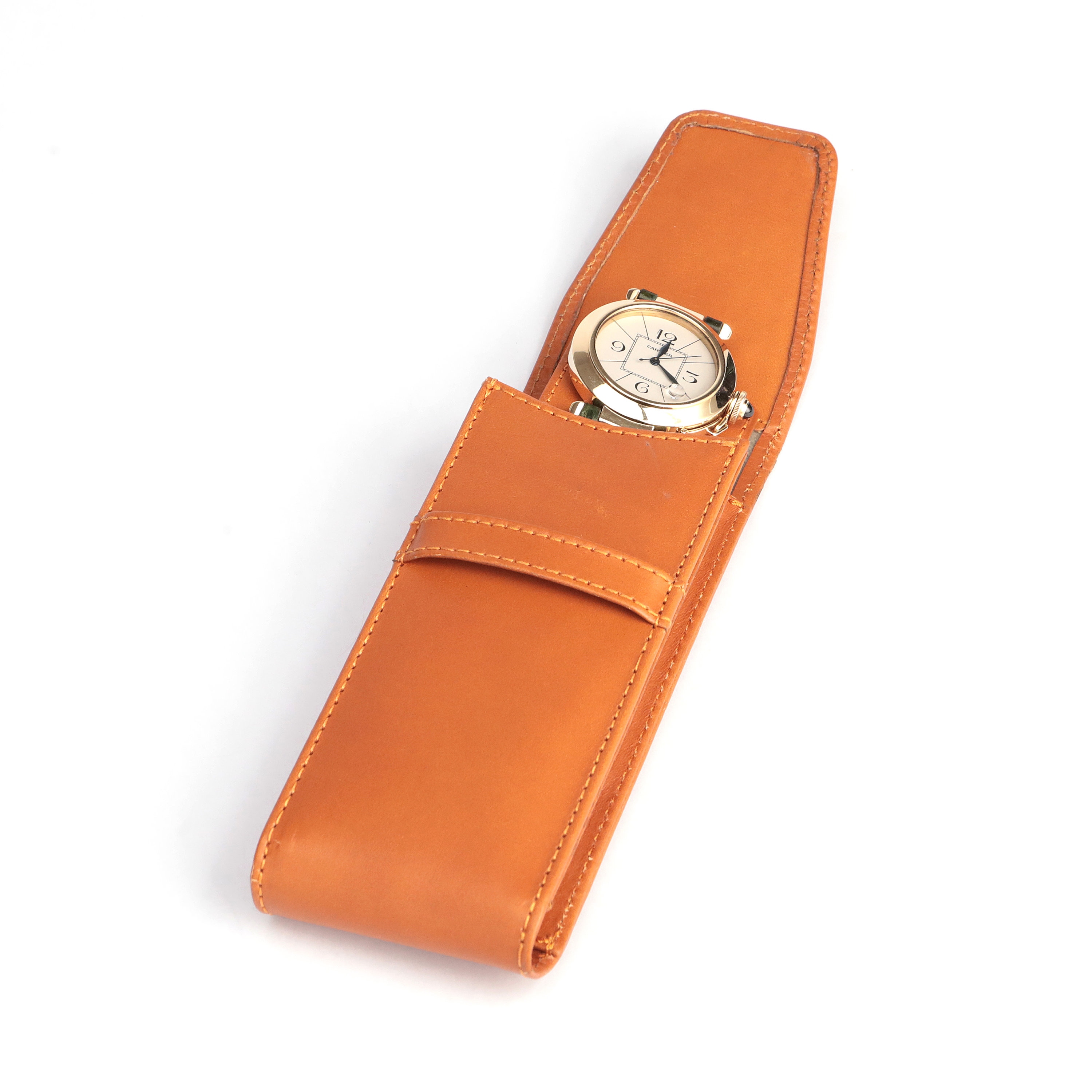 Personalised Handmade Leather Watch Case / Single Watch Case / Leather Watch Pouch / Watch