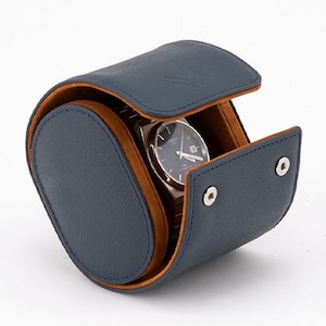 Scatola porta orologi in pelle personalizzata, custodia porta orologi da viaggio fatta a mano, regalo per gli amanti degli orologi, custodia porta orologi in pelle personalizzata, porta orologi in pelle