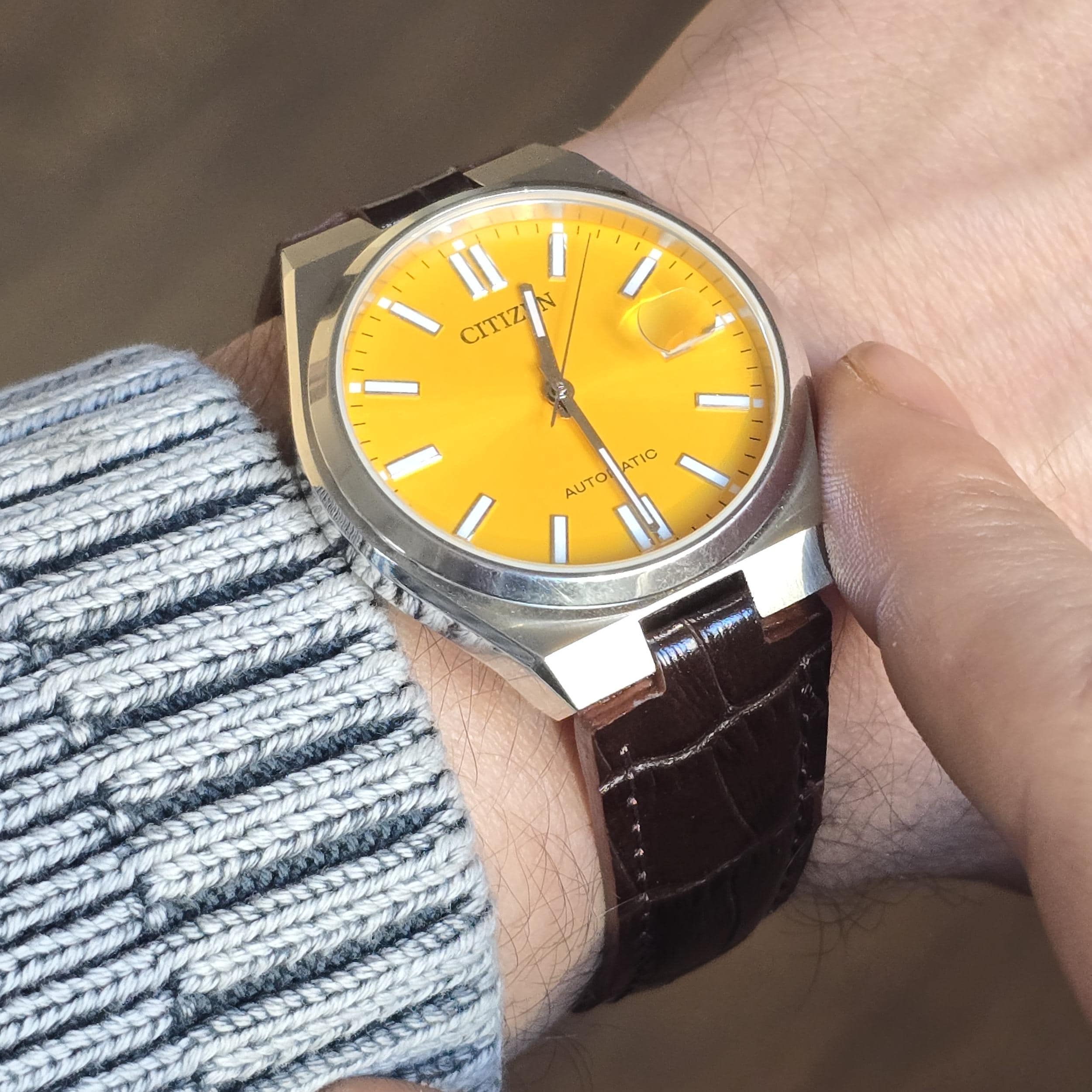 Citizen Tsuyosa NJ0150 Leather Strap / Leather Citizen