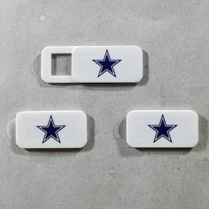 DALLAS COWBOYS sliding Laptop ipad tablet computer webcam security camera cover no more Post it&#39;s!!!!