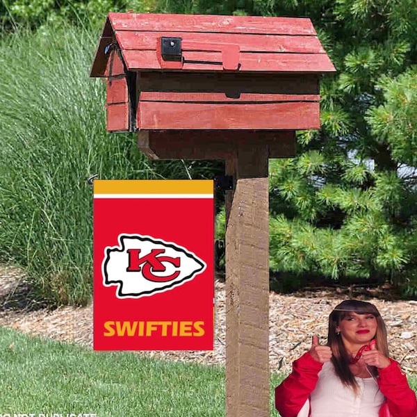 SUPER BOWL Taylor SWIFT  swifties Kansas City chiefs garden flag