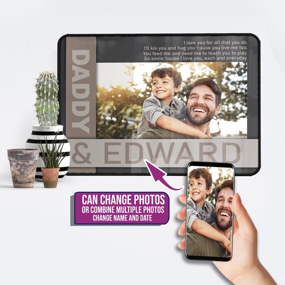 Gift for Him Personalized Photo for Father's Day Gifts Etsy