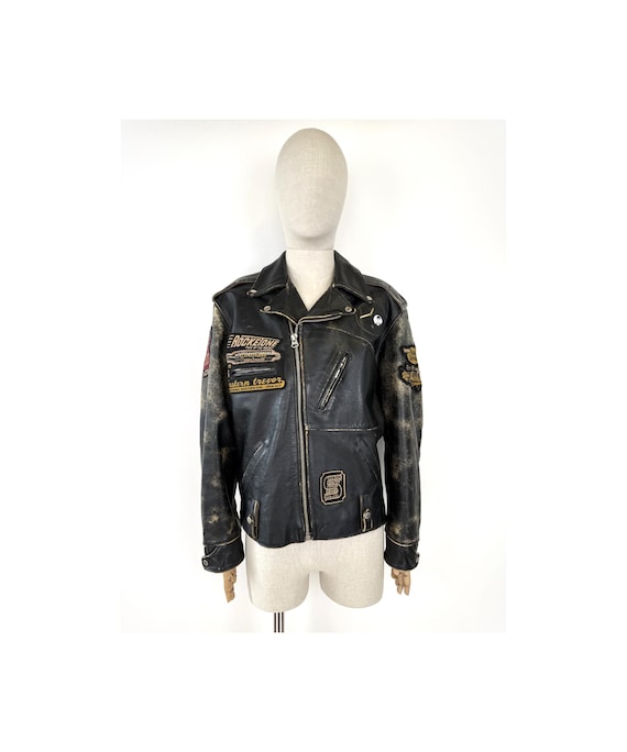 Buy 80s LEE TREVOR Black Biker Leather Jacket Online in India - Etsy Buy 80s LEE TREVOR Black Biker Leather Jacket Online in India - Etsy