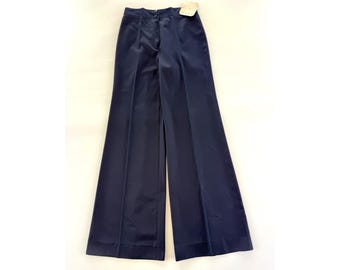 70s DEADSTOCK Wool MAN Flared Trousers (size Available M and L) - Etsy