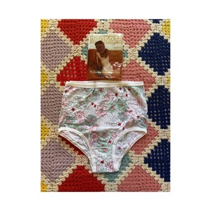 70s DEADSTOCK mixed cotton PSICHEDELIC woman UNDERWEAR (ALL_SIZES_AVAILABLE)