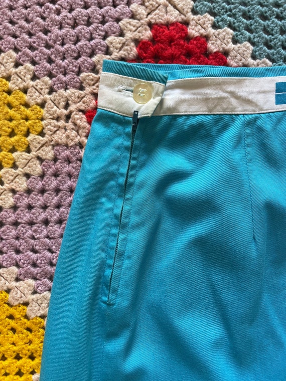 70s candy HIGH_WAISTED made in Italy COTTON light… - image 7