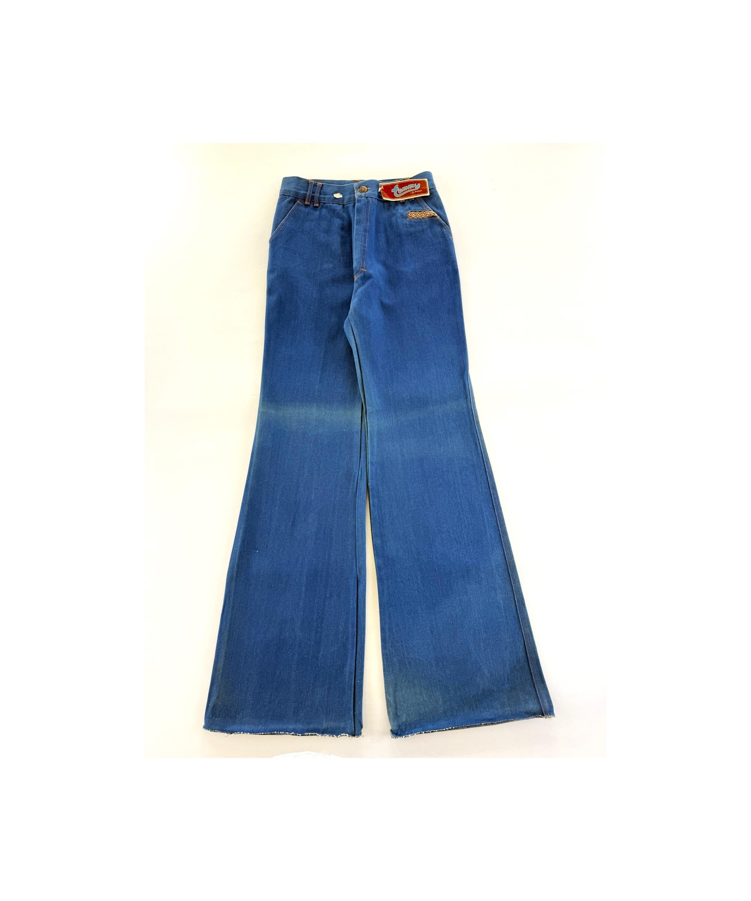 70s DEADSTOCK Denim FLARED Man JEANS - Etsy