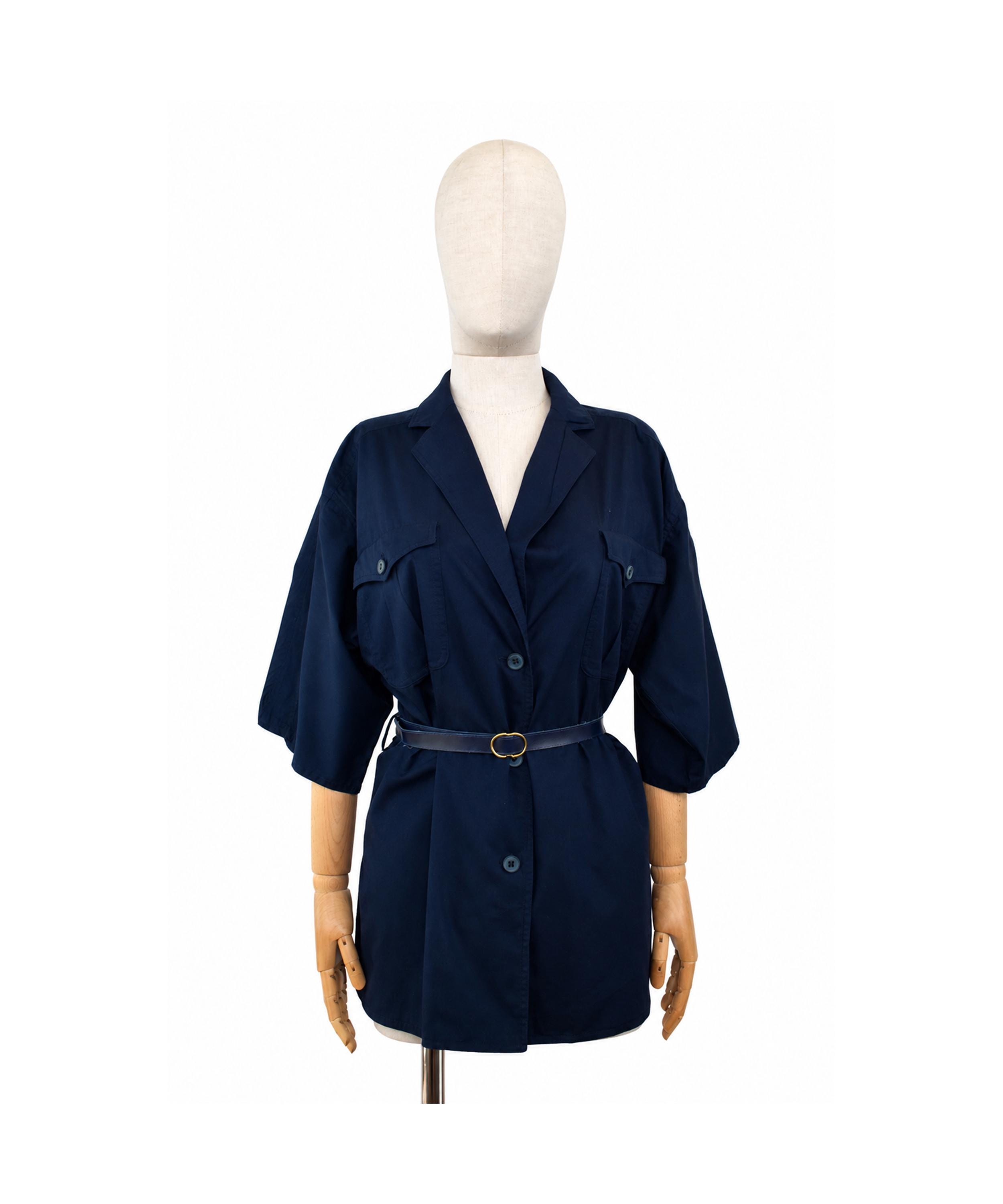 Valentino, 90s VALENTINO cotton blue woman jacket