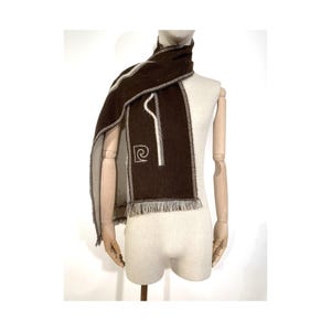 Foulard Vintage Roberto Capucci En Soie 100% – Foulard Carré Géométrique Multicolore Pour Femme