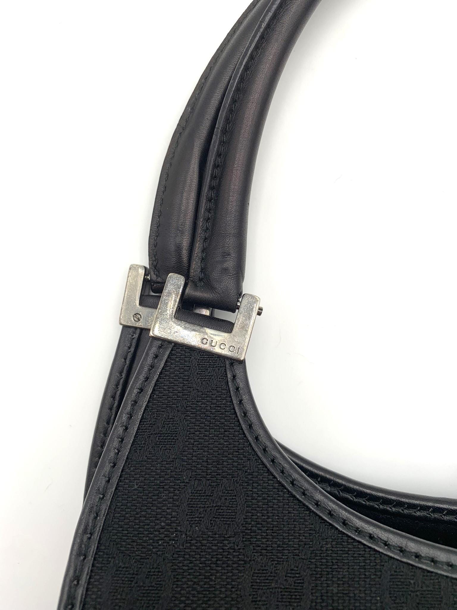 2000年代のGUCCI GGモノグラム ブラック ジャッキーバッグ - Etsy 日本
