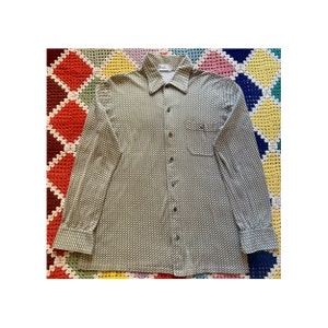 70s PSYCHEDELIC cotton MAN knitted SHIRT