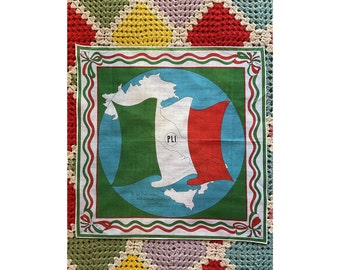 60s EMILIO PUCCI cotton POCKET_SQUARE scarf