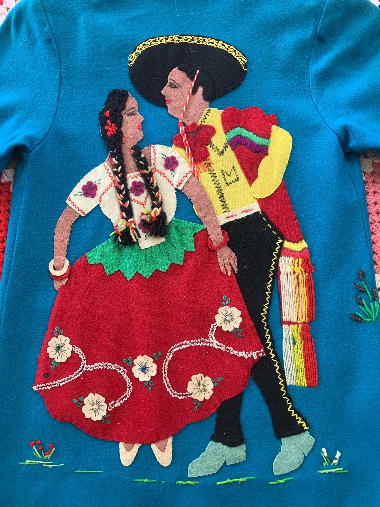 70年代のメキシコ刺繍カントリージャケット - Etsy 日本