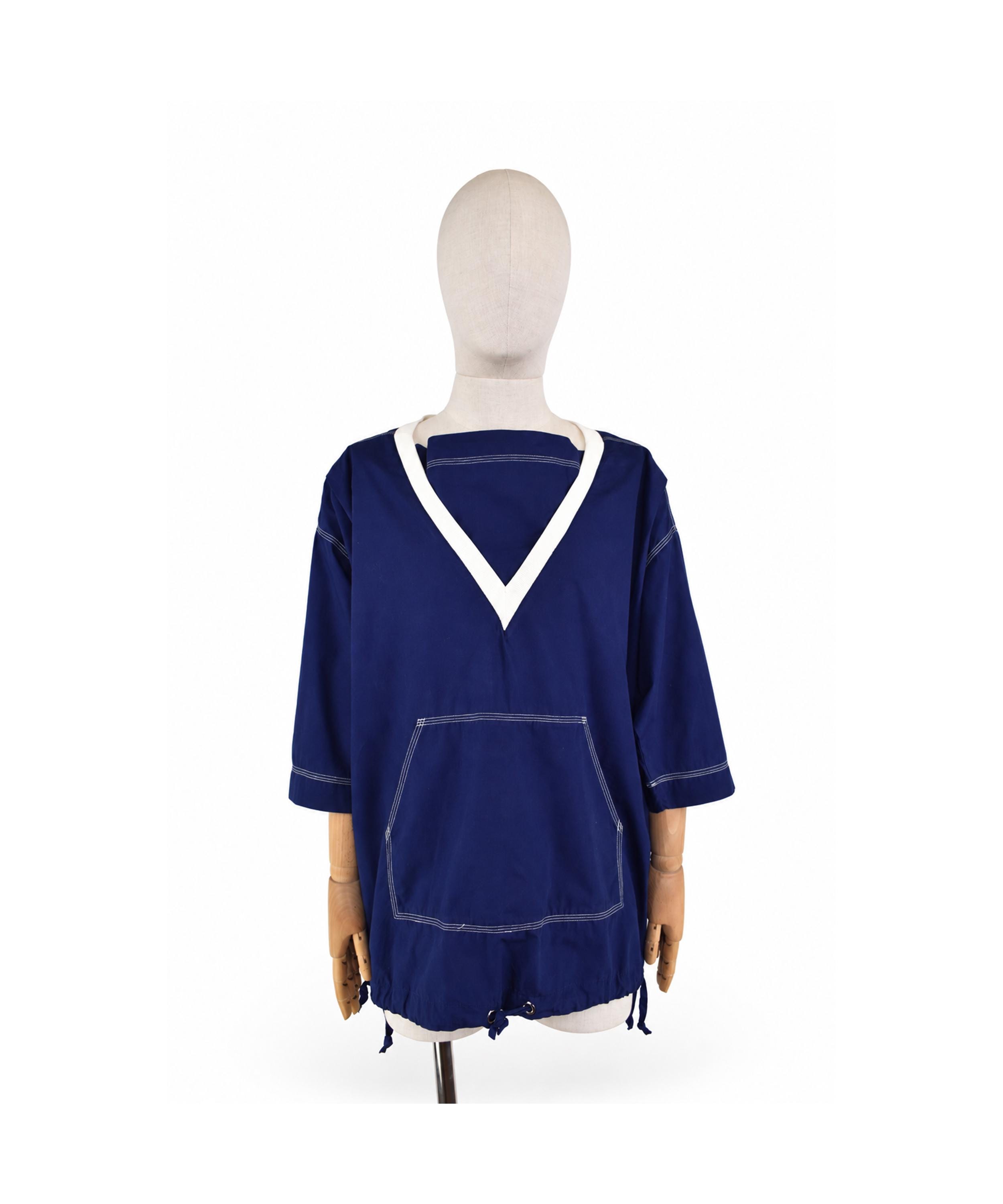 Courrèges, 80s COURRÈGES oversize cotton man jacket