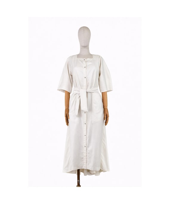 Thierry Mugler ビンテージ vintage 80’s ワンピース 80s THIERRY MUGLER White Cotton Maxi Dress - Etsy Australia