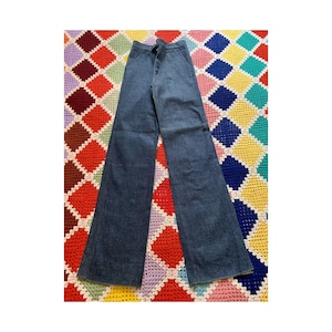 70er Jahre DEADSTOCK Denim FLARED Damen JEANS