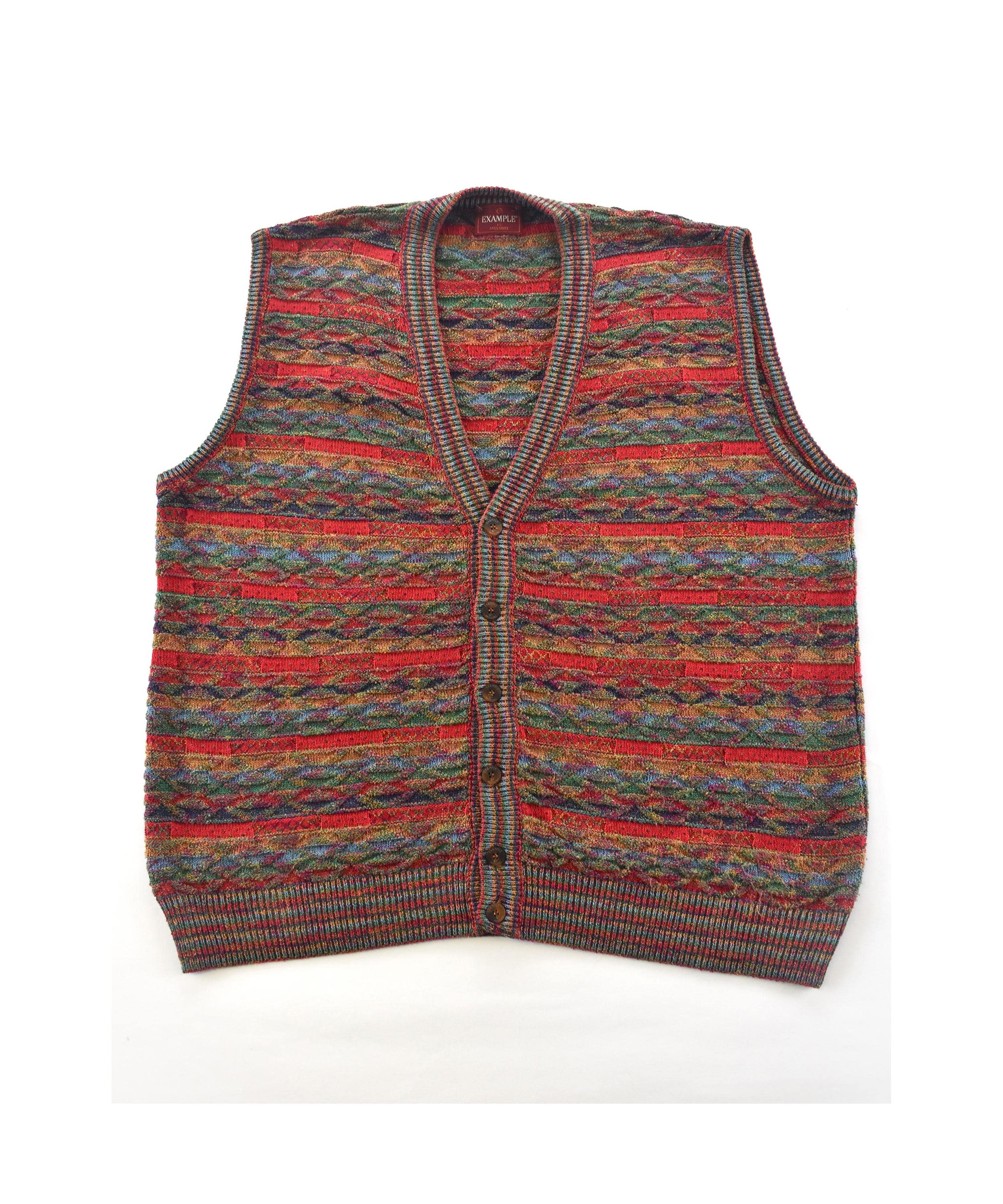 MISSONI MOHAIR VEST ベスト　ニット　モヘア 90s EXAMPLE BY MISSONI Cotton Vest - Etsy