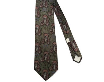 MOSCHINO Teddy Bear Silk Tie