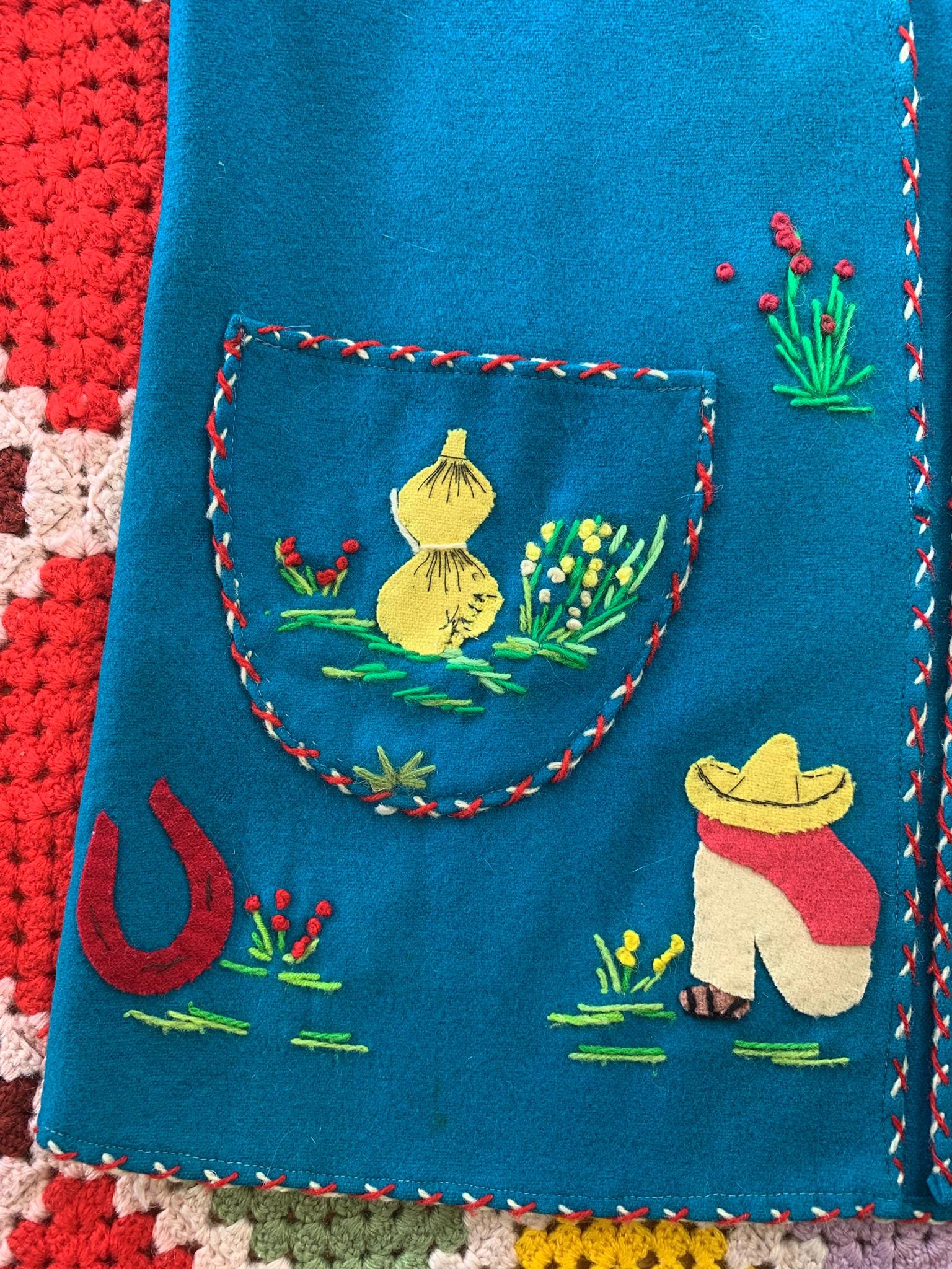 70年代のメキシコ刺繍カントリージャケット - Etsy 日本