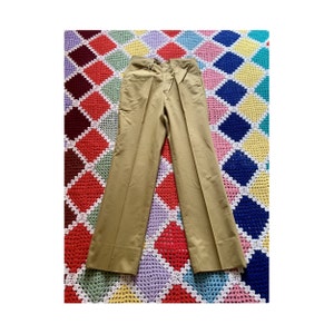 60s WOMAN cotton STRAIGHT trousers