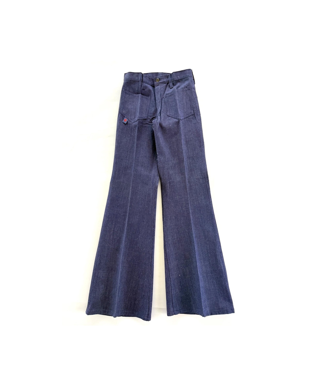 70s Deadstock Woman Flared Denim Jeans - Etsy