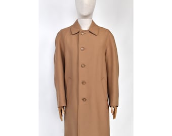 50s Wool camel man coat