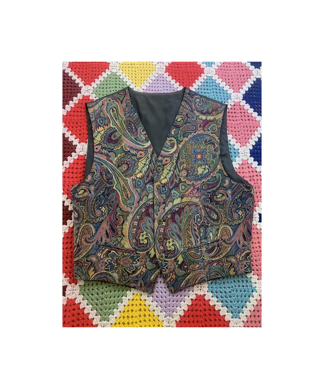 トゥデイフル　todayful Geometric Jacquard Vest TODAYFUL Jacquard Knit Vest