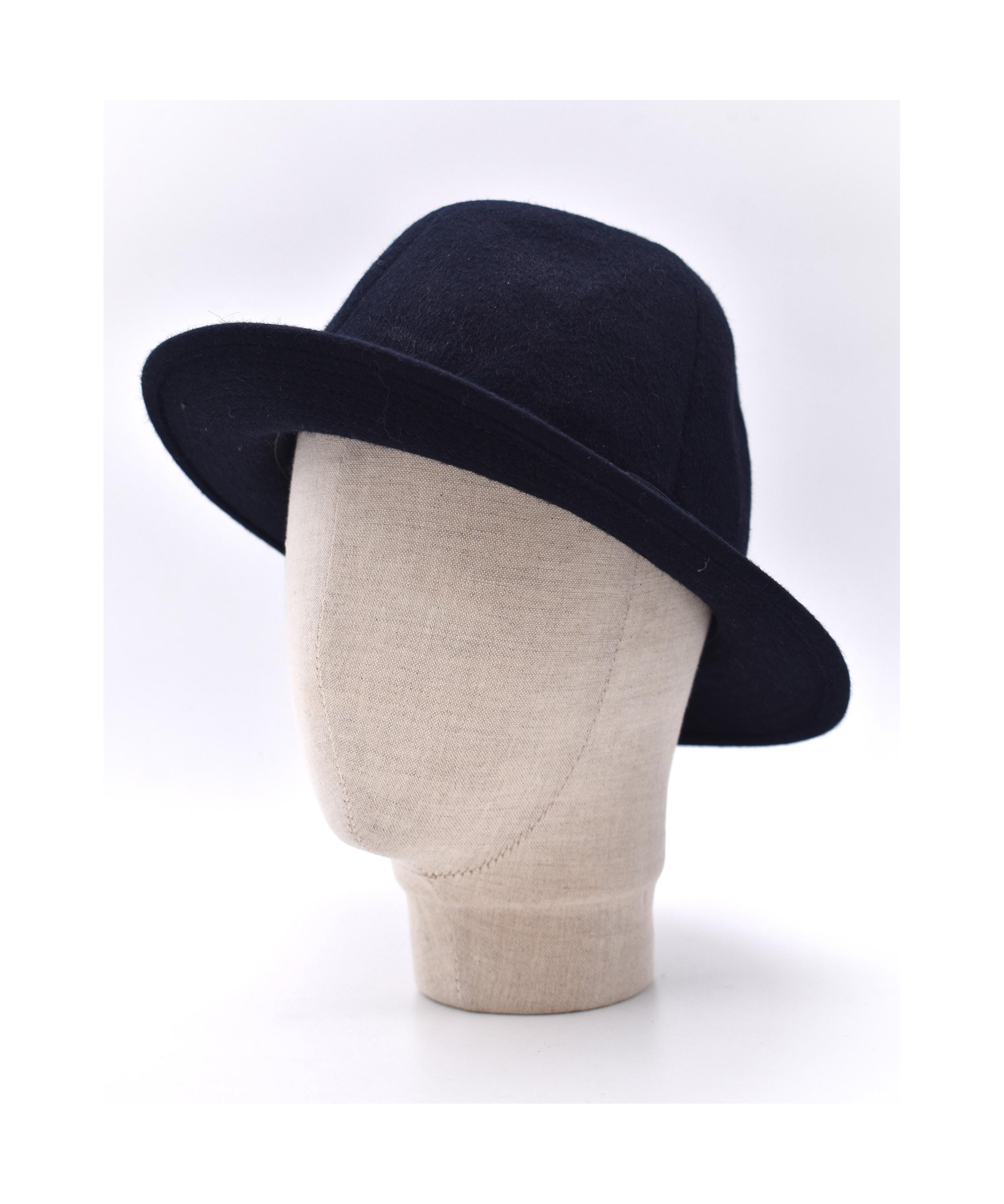Chapeau Borsalino En Laine Rouge Grenat – Fait Main En Italie – Taille 56 (57)