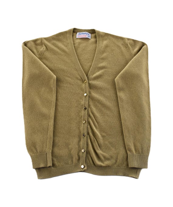 Ballantyne, 80s BALLANTYNE camel cashmere cardigan