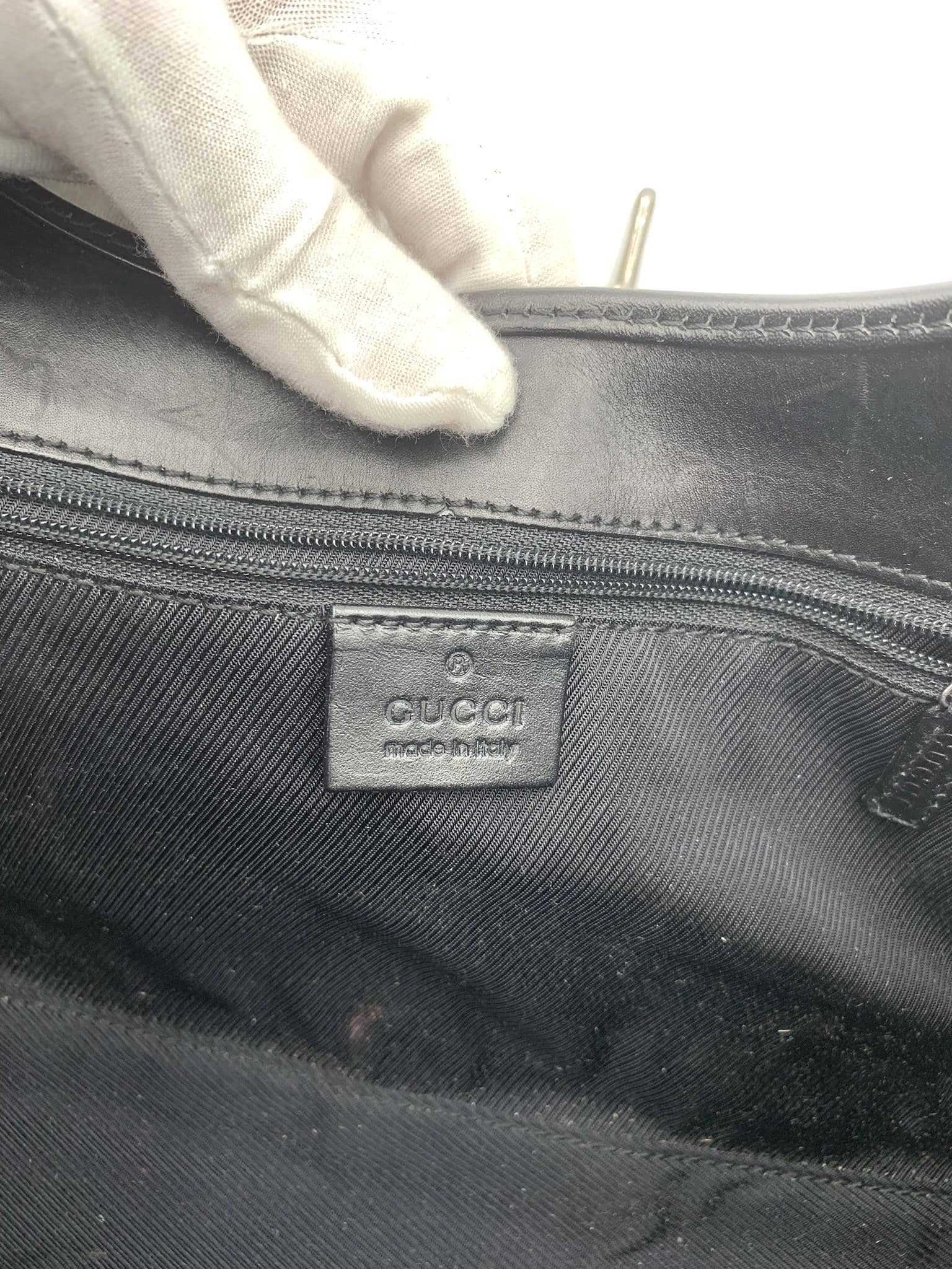 2000年代のGUCCI GGモノグラム ブラック ジャッキーバッグ - Etsy 日本