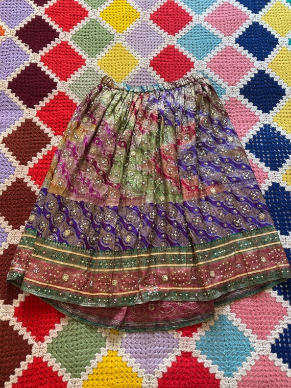 70s gorgeous BOHO_HIPPIE embroidered INDIAN pearl… - image 3